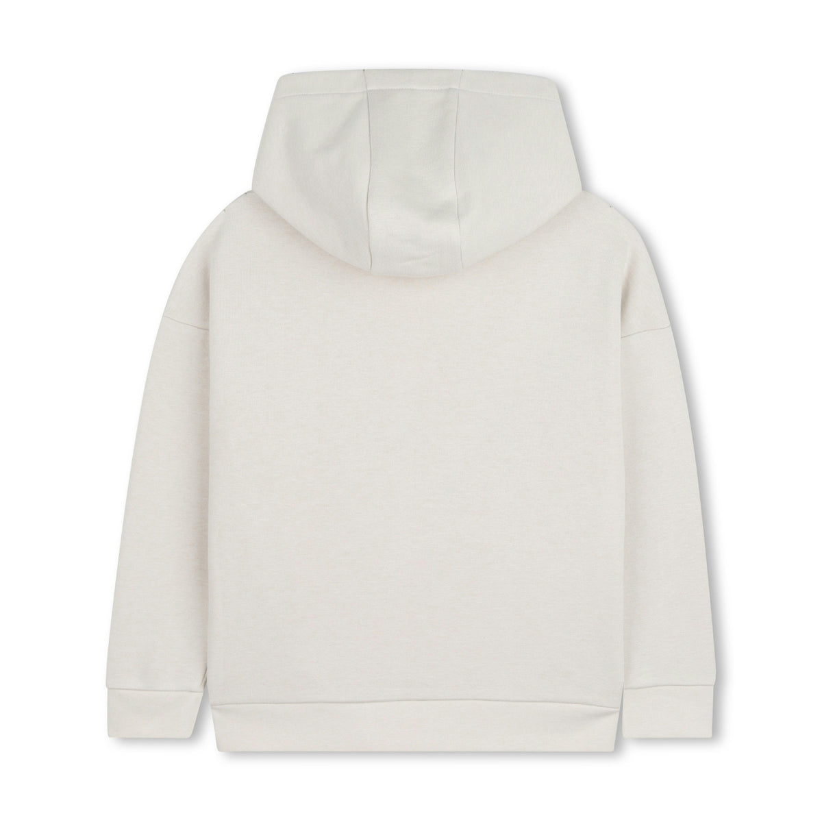 Light Beige Graphic Hoodie